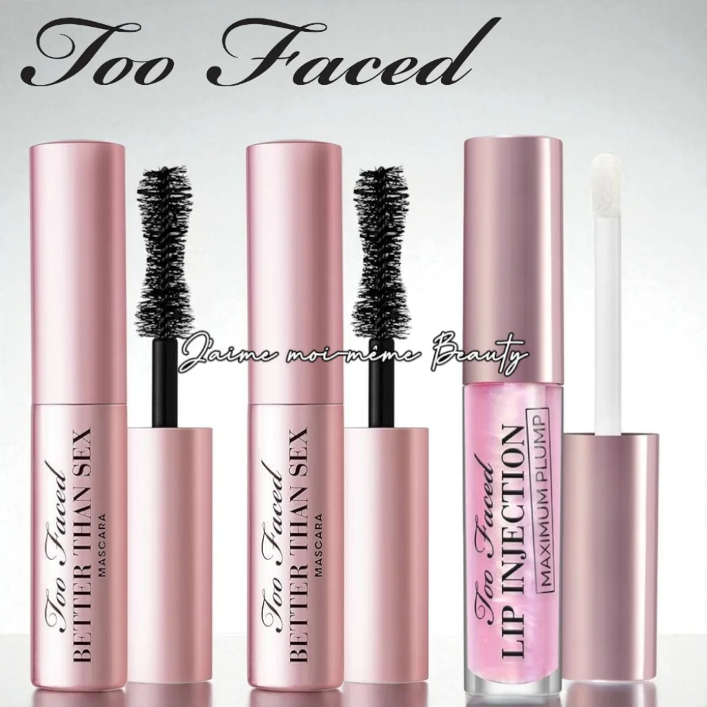 Too Faced Better Than Sex Mascara & Lip Injection Maximum Plump Gloss Travel Set